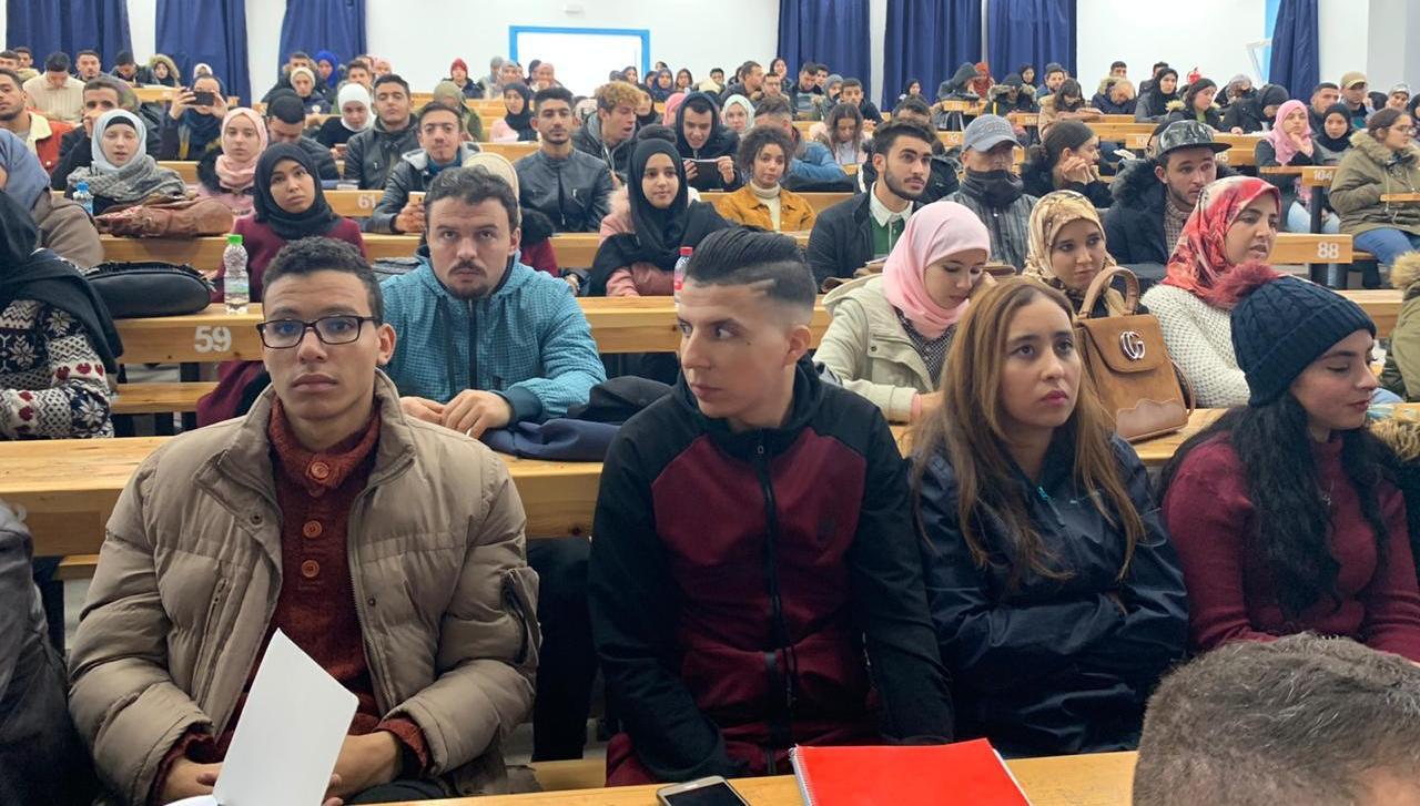 Caravane AMO Etudiants à l'université de Tétouan