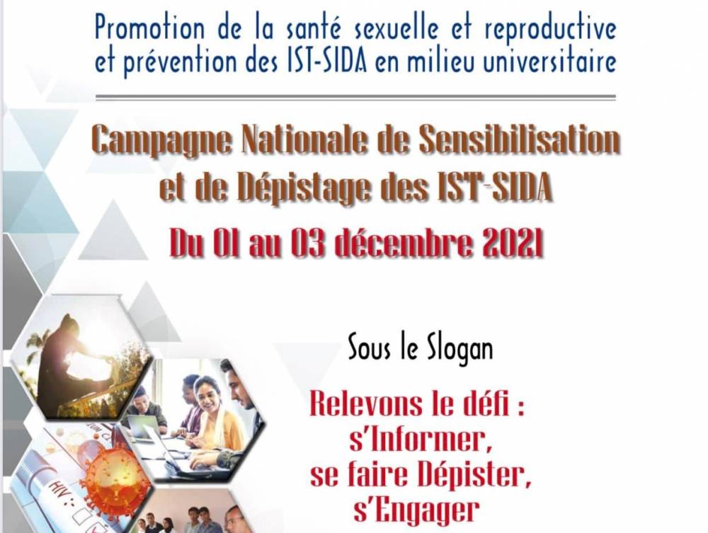 Première Campagne Nationale de Sensibilisation et de Dépistage des IST-SIDA au profit des étudiants