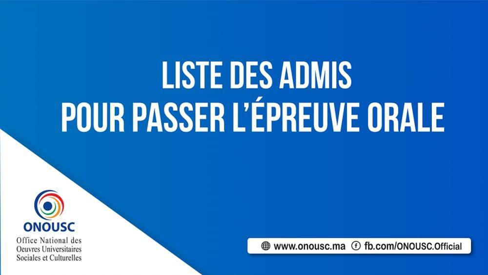 LISTE DES ADMIS POUR PASSER L’ÉPREUVE ORALE (RECRUTEMENT SESSION 08/10/2023)